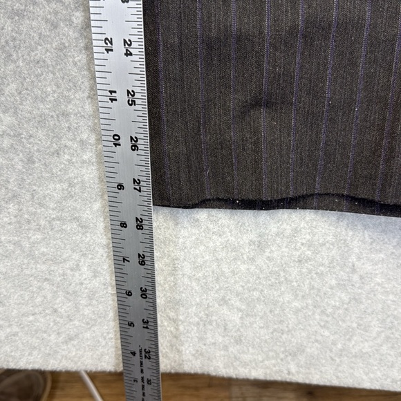 Counterparts women's dark gray with pink stripes size 14P dress pants - Picture 10 of 12